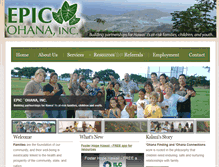 Tablet Screenshot of epicohana.org